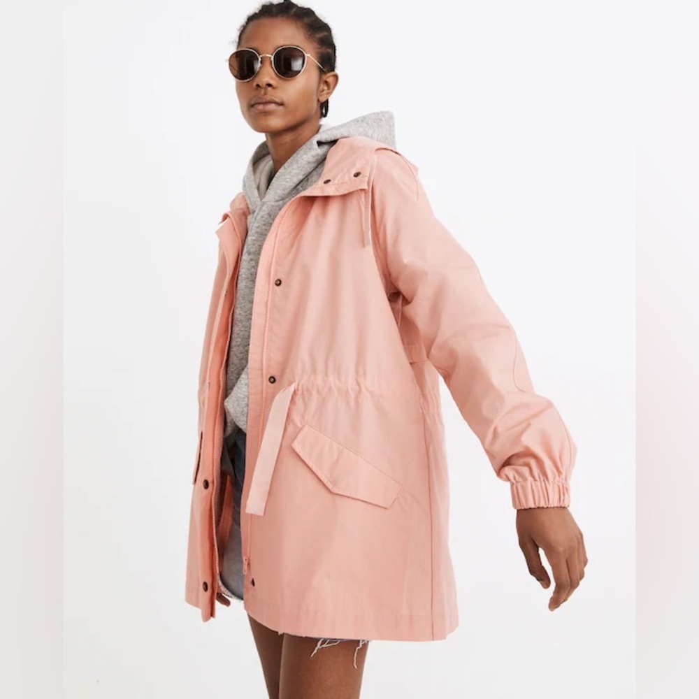 Madewell Waxed Ripstop Raincoat